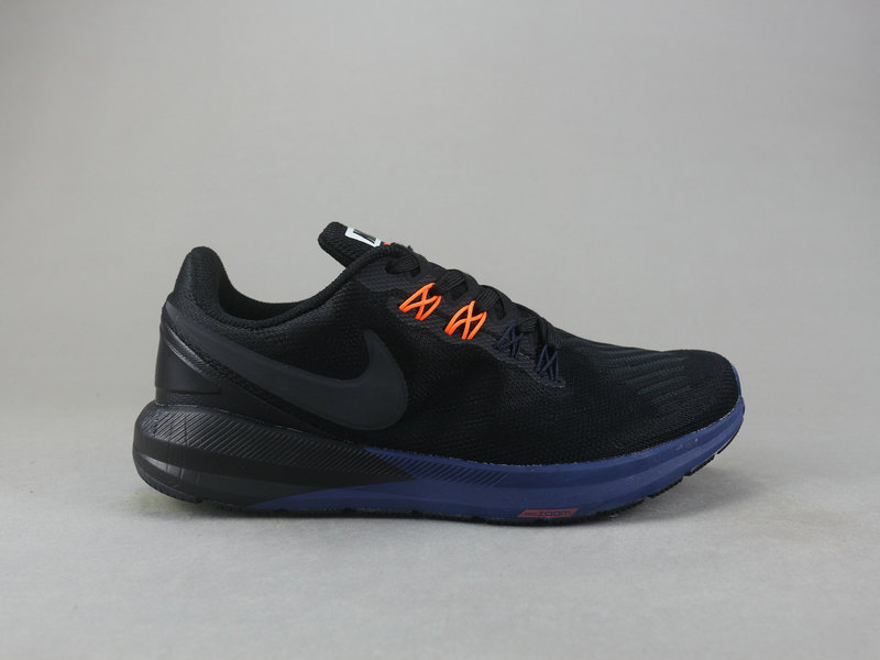 NIKE AIR ZOOM STRUCTURE 22 BLACK BLACK UNISEX RUNNING SHOES